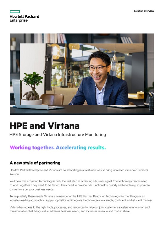 HPE and Virtana – HPE Storage and Virtana Infrastructure Monitoring thumbnail