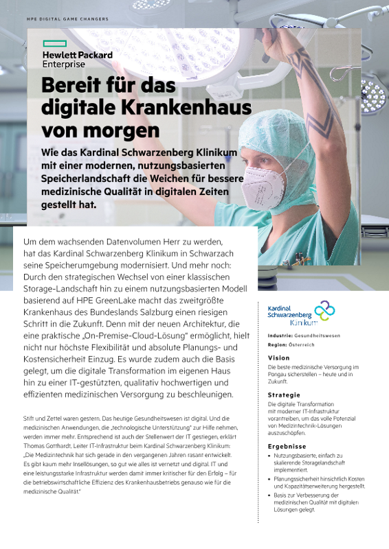 Bereit für das digitale Krankenhaus von morgen - Case Study (German) thumbnail