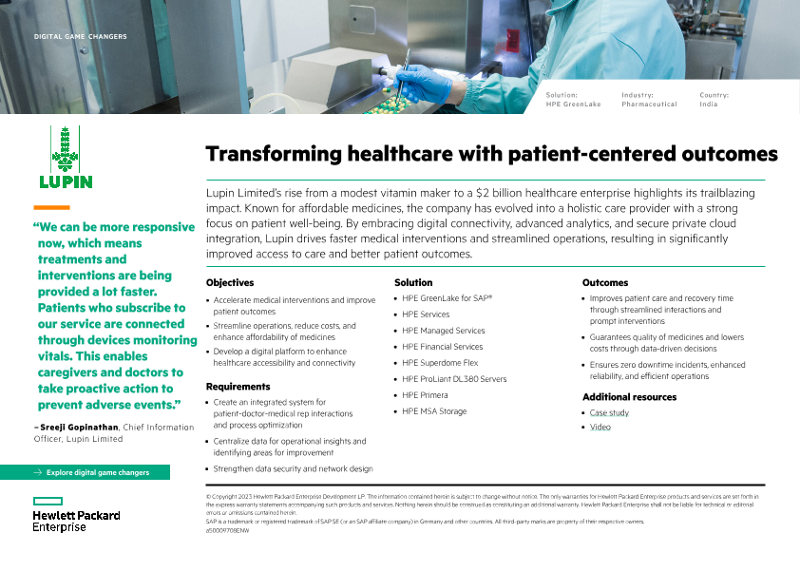 Transforming healthcare with patient-centered outcomes – Lupin Limited thumbnail
