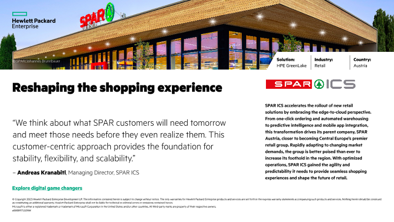 Reshaping the shopping experience – SPAR ICS