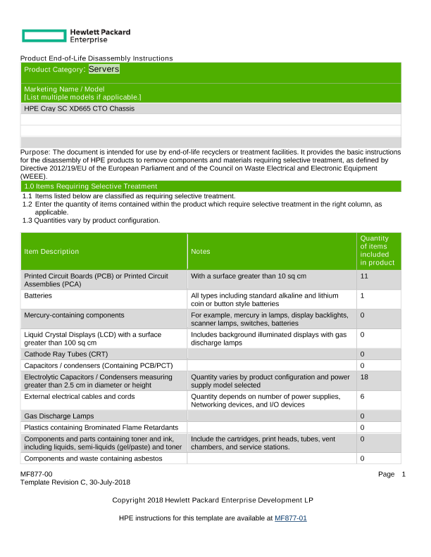 HPE Cray SC XD665 CTO Chassis thumbnail