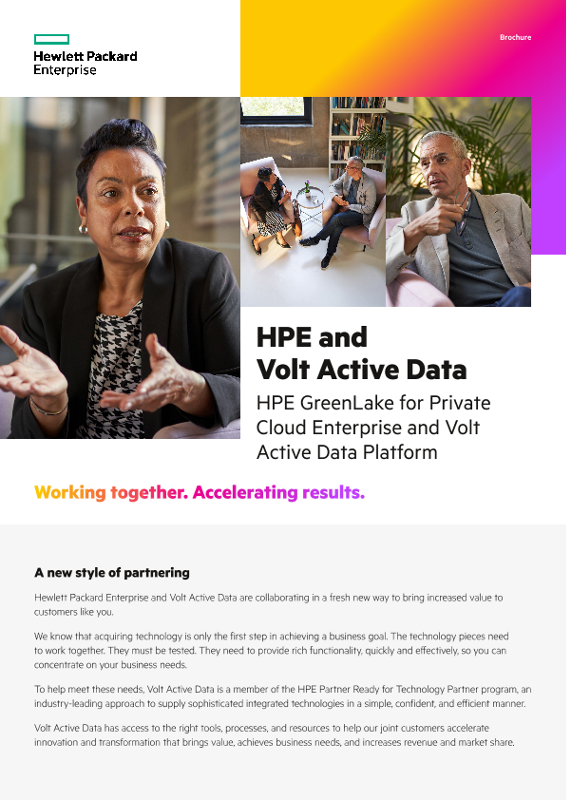 HPE and Volt Active Data thumbnail