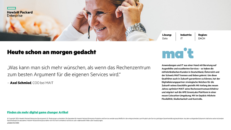 Heute schon an morgen gedacht – MAIT - Success Slide thumbnail