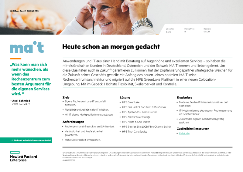 Heute schon an morgen gedacht – MAIT - Success Summary thumbnail