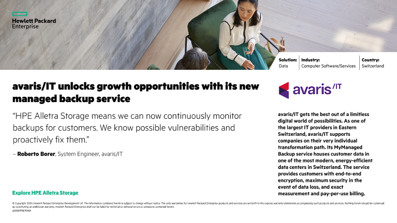 avaris/IT unlocks growth opportunities with its new managed backup service – avaris/IT thumbnail