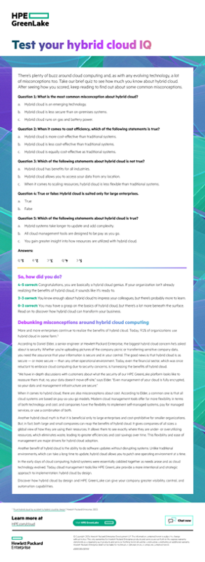 Test your hybrid cloud IQ thumbnail
