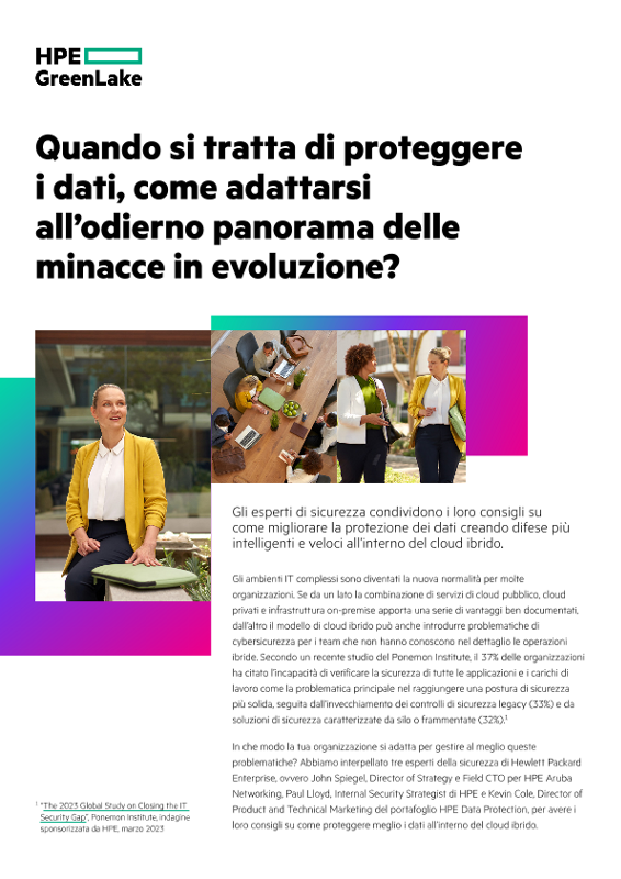 Quando si tratta di proteggere i dati, come adattarsi all’odierno panorama delle minacce in evoluzione? thumbnail