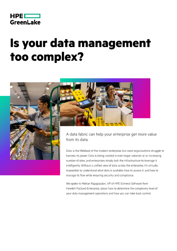 Is your data management too complex?