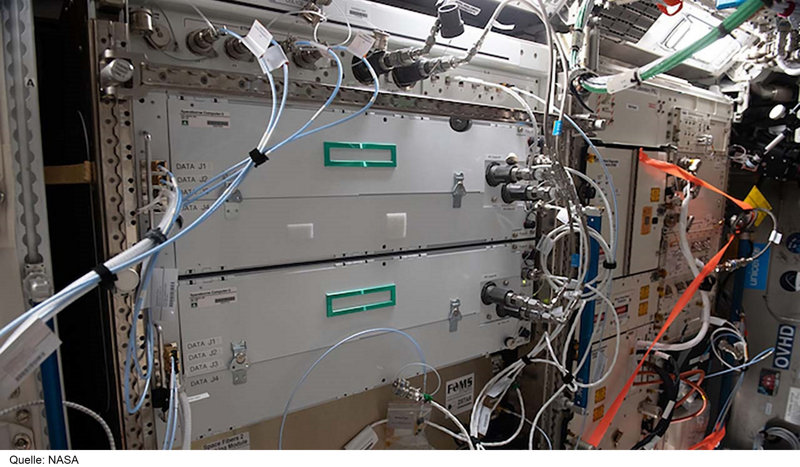 HPE Spaceborne Computer-2 kehrt zur ISS zurück