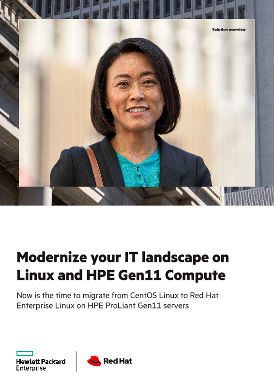 Modernize your IT landscape on Linux and HPE Gen11 Compute