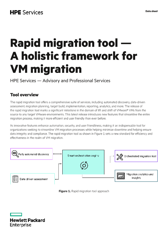 Rapid migration tool – A holistic framework for VM migration thumbnail