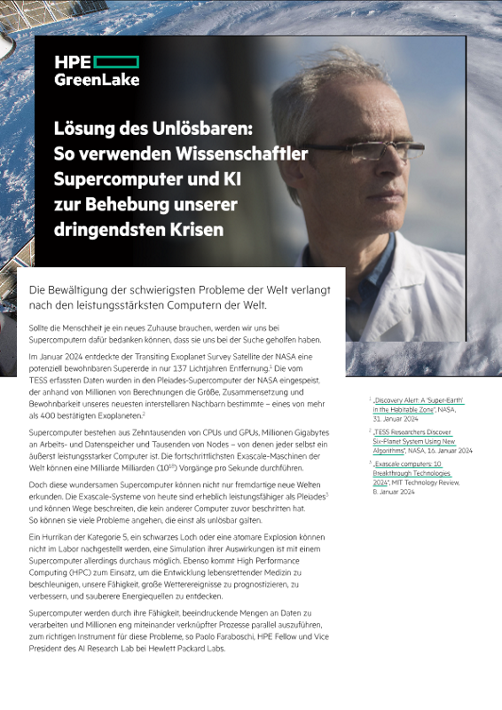Lösung des Unlösbaren: So verwenden Wissenschaftler Supercomputer und KI zur Behebung unserer dringendsten Krisen thumbnail