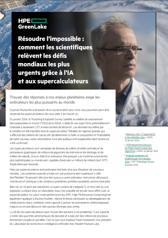 Résoudre l’impossible : comment les scientifiques relèvent les défis mondiaux les plus urgents grâce à l’IA et aux supercalculateurs thumbnail