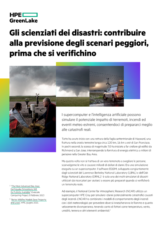 Gli scienziati dei disastri: contribuire alla previsione degli scenari peggiori, prima che si verifichino thumbnail