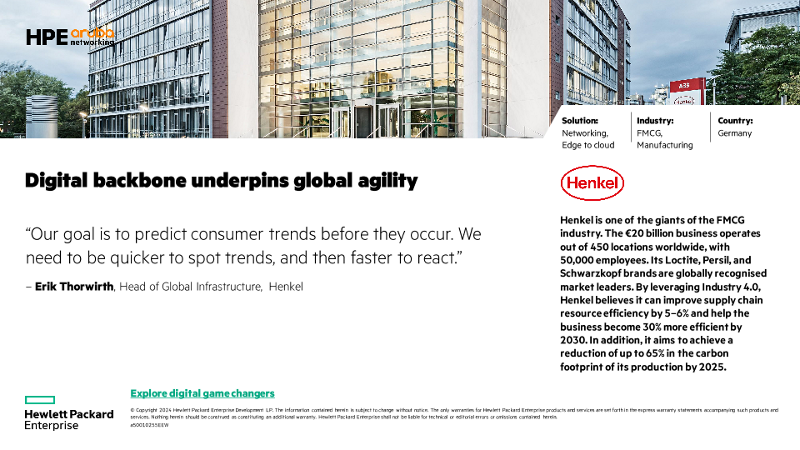 Digital backbone underpins global agility – Henkel thumbnail