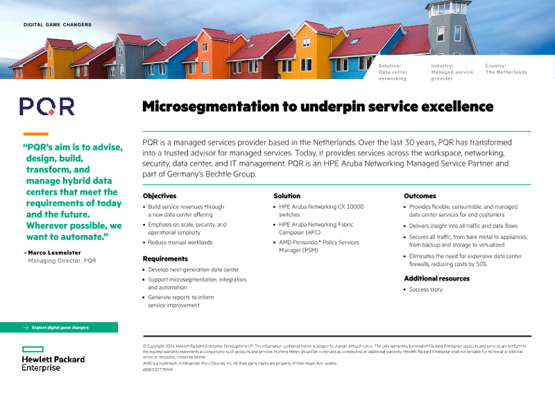 Microsegmentation to underpin service excellence – PQR thumbnail