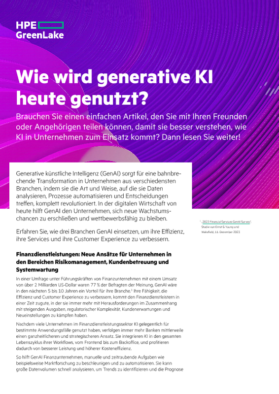 Wie wird generative KI heute genutzt? thumbnail
