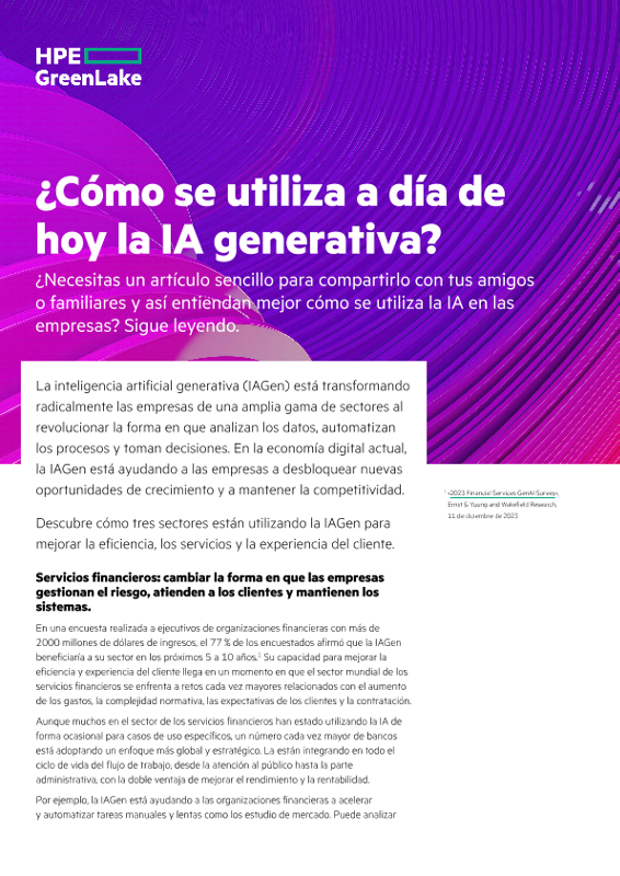 ¿Cómo se utiliza a día de hoy la IA generativa? thumbnail