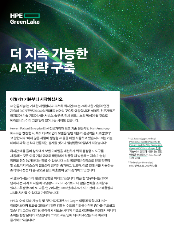 더 지속 가능한 AI 전략 구축 thumbnail