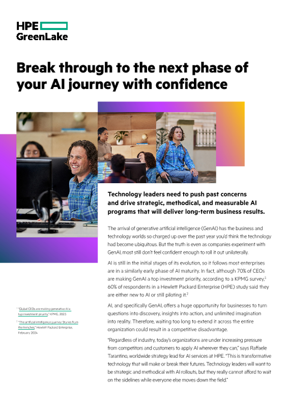 Break through to the next phase of your AI journey with confidence thumbnail