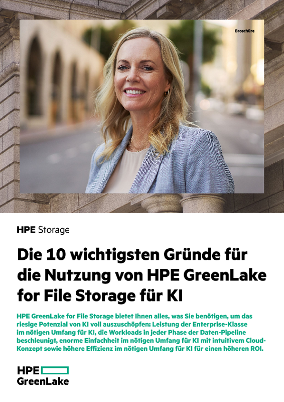 Die 10 wichtigsten Gründe für die Nutzung von HPE GreenLake for File Storage für KI thumbnail