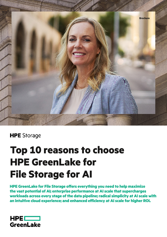 Top 10 reasons to choose HPE GreenLake for File Storage for AI thumbnail