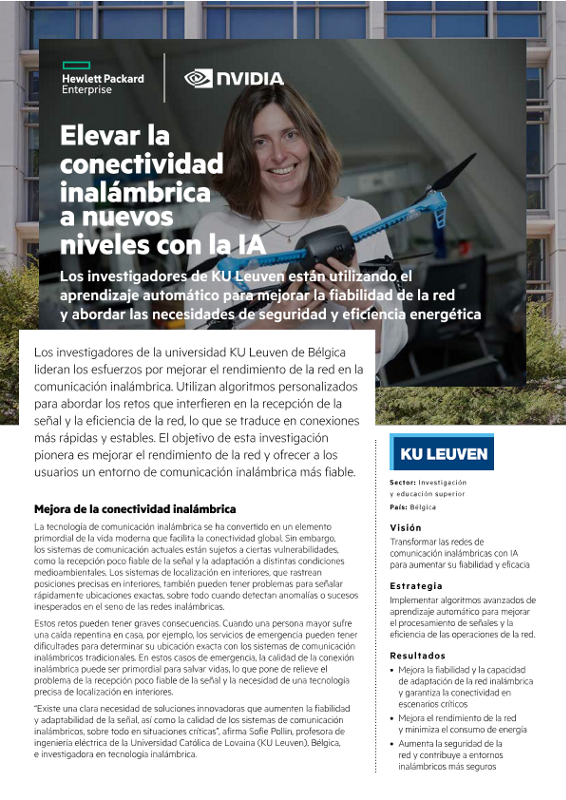 Elevar la conectividad inalámbrica a nuevos niveles con la IA – KU Leuven thumbnail