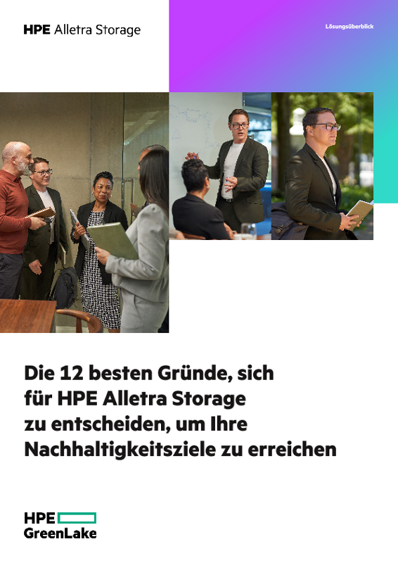 Die 12 besten Gründe, sich für HPE Alletra Storage zu entscheiden, um Ihre Nachhaltigkeitsziele zu erreichen thumbnail