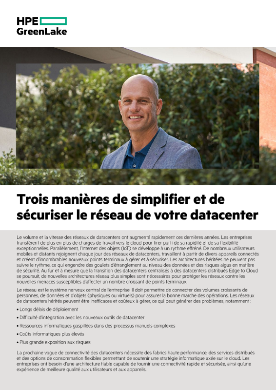 Trois manières de simplifier et de sécuriser le réseau de votre datacenter thumbnail