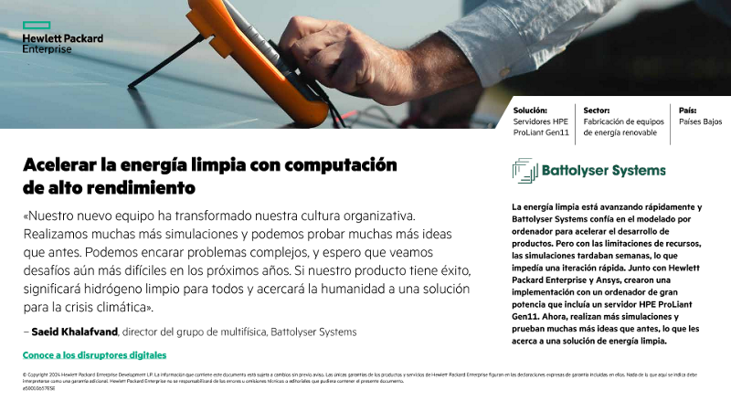 Acelerar la energía limpia con computación de alto rendimiento -Battolyser Systems thumbnail