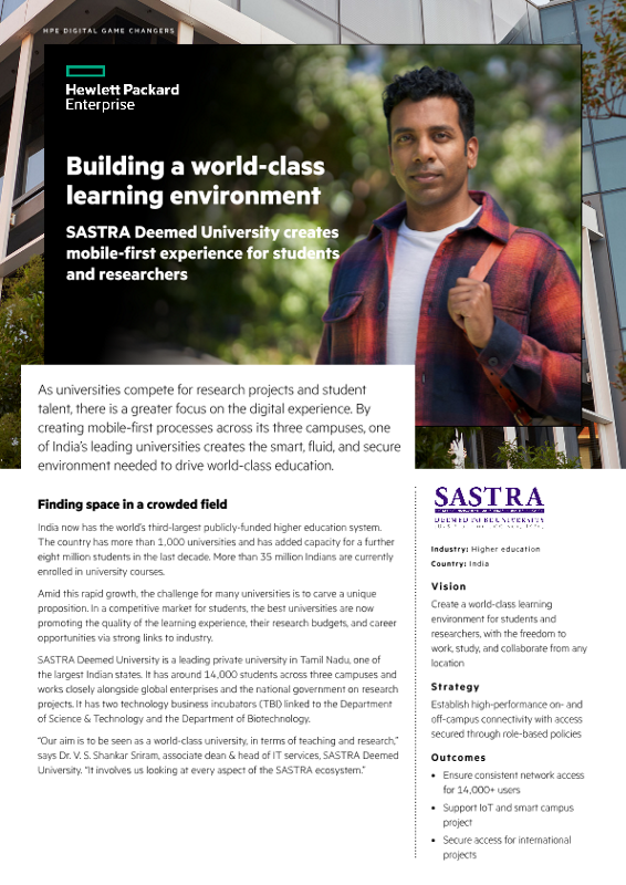 Building a world-class learning environment – SASTRA Deemed University thumbnail