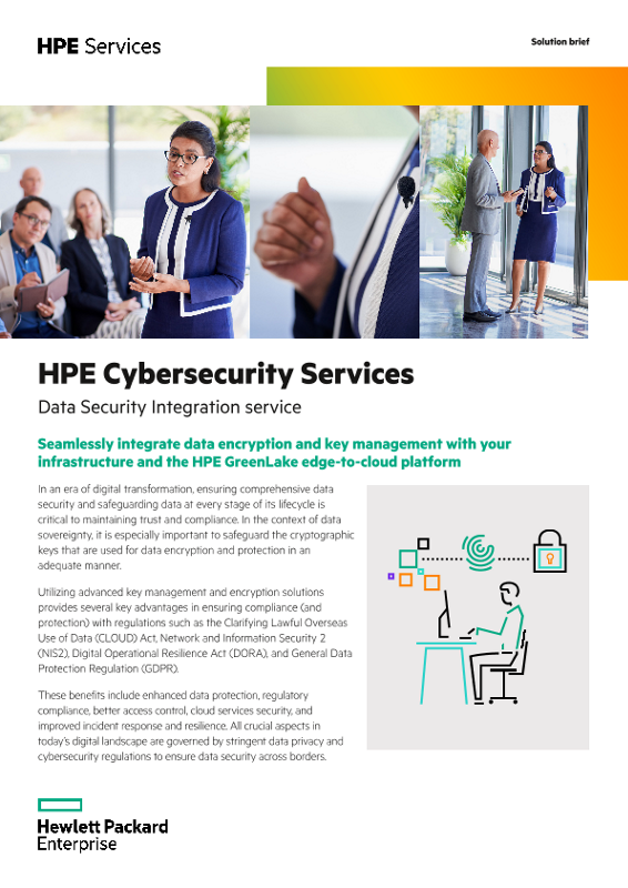 HPE Cybersecurity Services – Data Security Integration service thumbnail