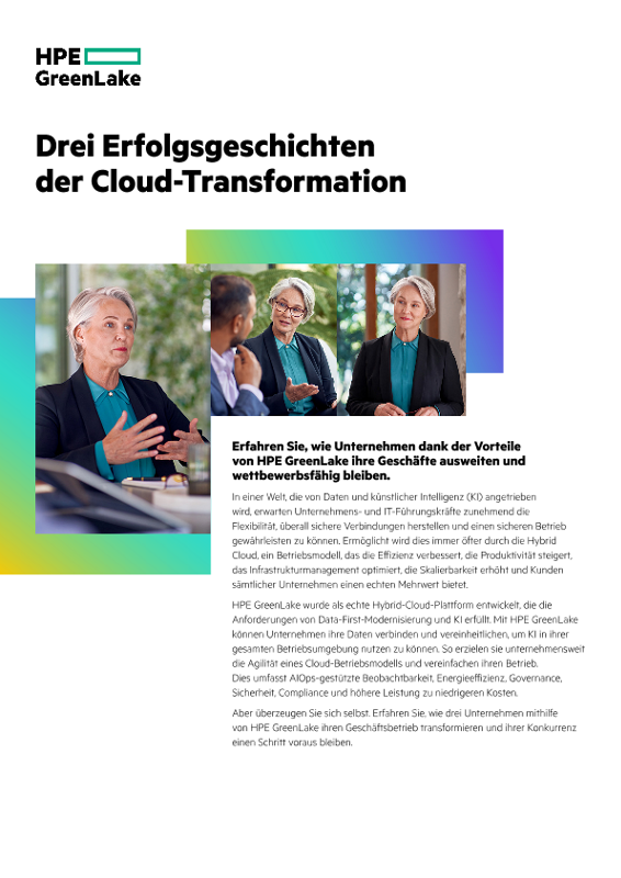 Drei Erfolgsgeschichten der Cloud-Transformation