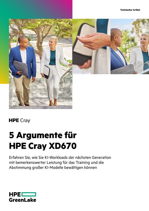 5 Argumente für HPE Cray XD670 thumbnail