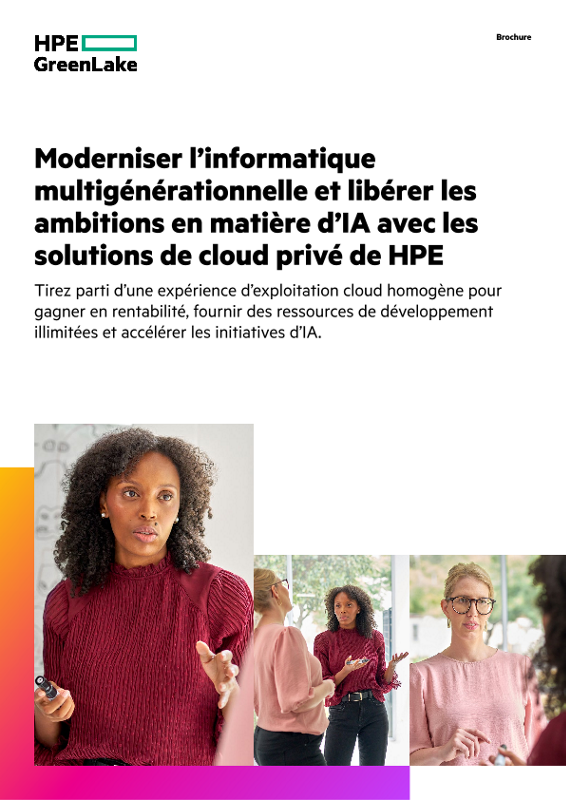 Moderniser l’informatique multigénérationnelle et libérer les ambitions en matière d’IA avec les solutions de cloud privé de HPE thumbnail