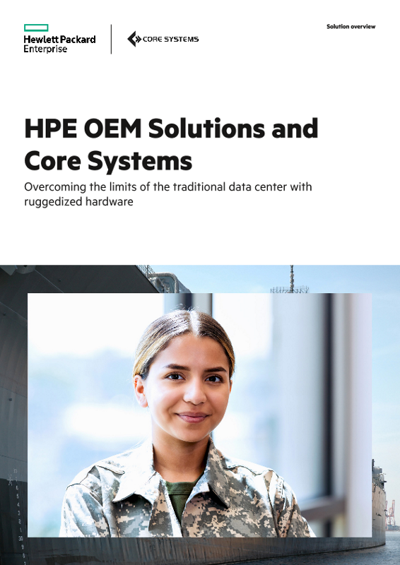 HPE OEM Solutions and Core Systems