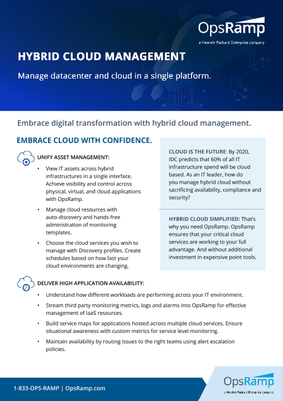 Hybrid Cloud Management - Manage datacenter and cloud in a single platform thumbnail