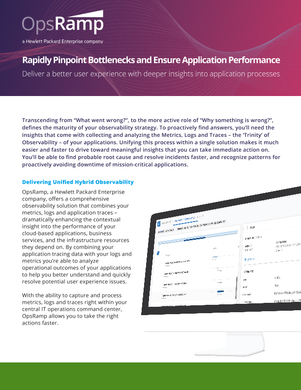 Rapidly Pinpoint Bottlenecks and Ensure Application Performance thumbnail
