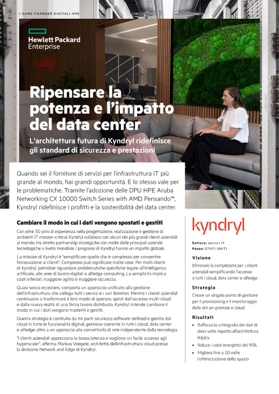 Ripensare la potenza e l’impatto del data center - Kyndryl thumbnail