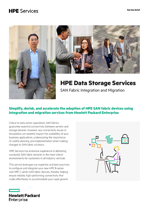 HPE Data Storage Services – SAN Fabric Integration and Migration thumbnail