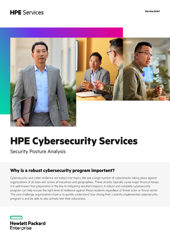 HPE Cybersecurity Services – Security Posture Analysis thumbnail