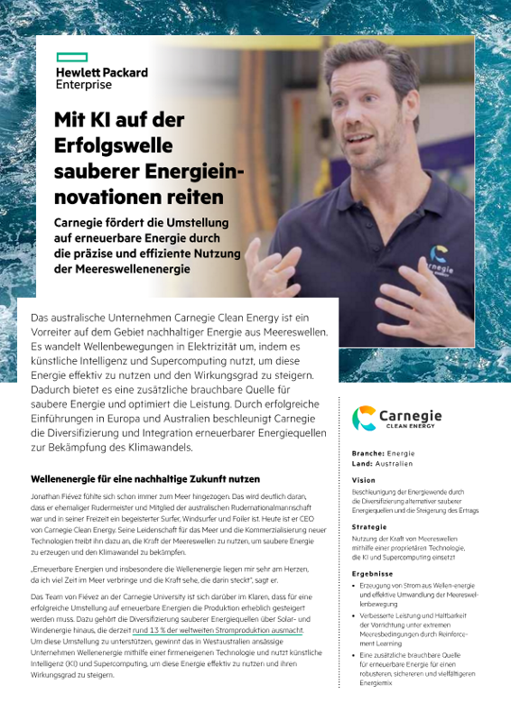 Mit KI auf der Erfolgswelle sauberer Energieinnovationen reiten – Carnegie Clean Energy thumbnail