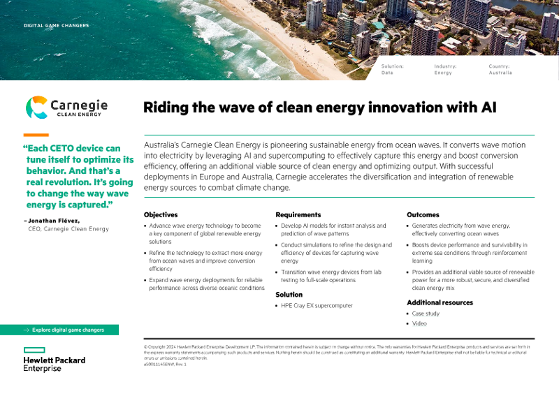 Riding the wave of clean energy innovation with AI – Carnegie Clean Energy thumbnail