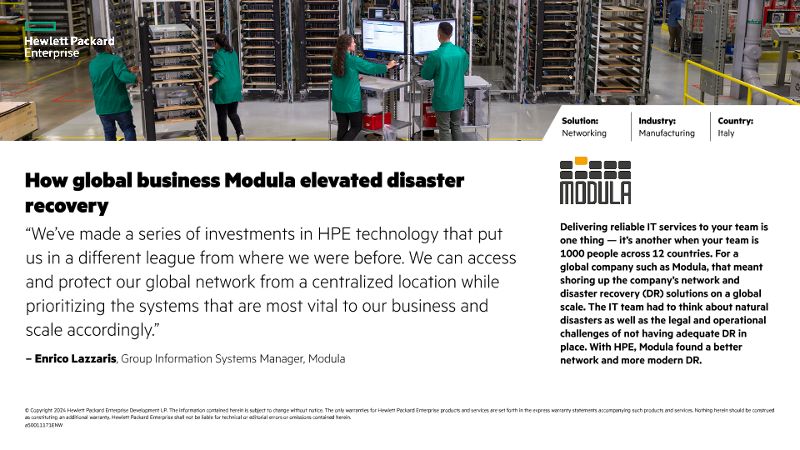 How global business Modula elevated disaster recovery – Modula thumbnail