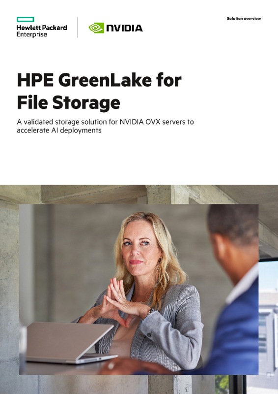 HPE GreenLake for File Storage – A validated storage solution for NVIDIA OVX servers to accelerate AI deployments thumbnail
