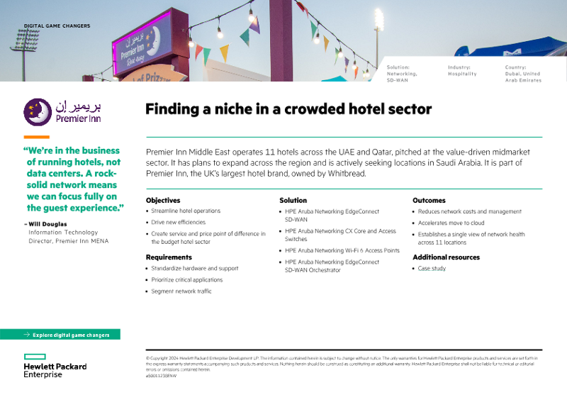 Finding a niche in a crowded hotel sector – Premier Inn MENA thumbnail