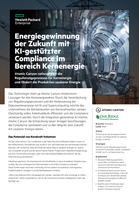 Energiegewinnung der Zukunft mit KI-gestützter Compliance im Bereich Kernenergie – Atomic Canyon thumbnail