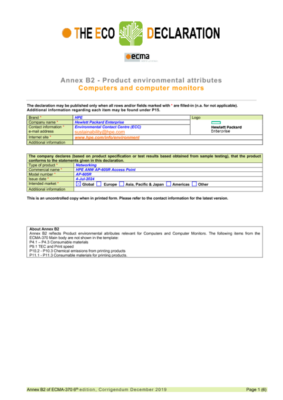 Access Point – 605R model (R8N05A) thumbnail