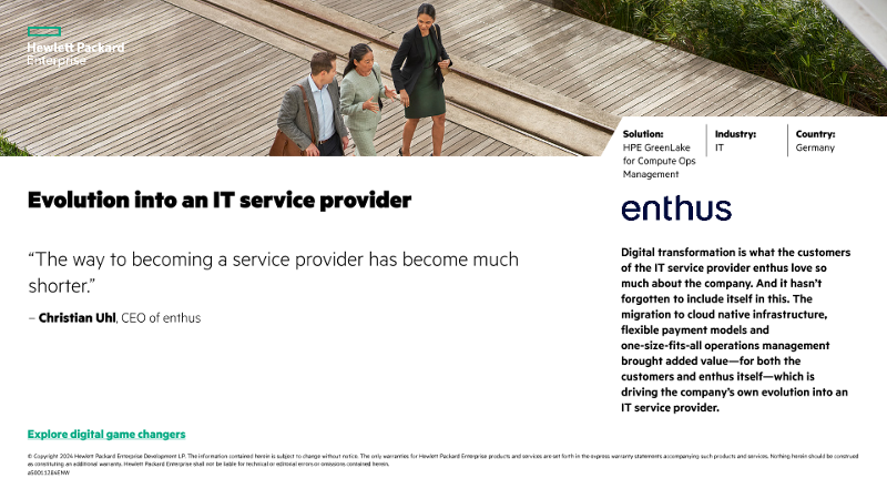Evolution into an IT service provider – enthus thumbnail