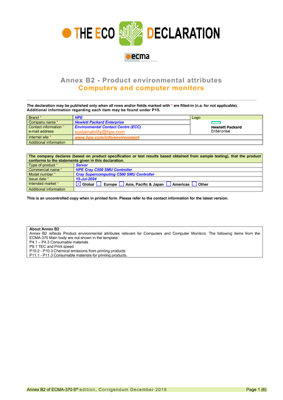 HPE Cray C500 SMU Controller thumbnail